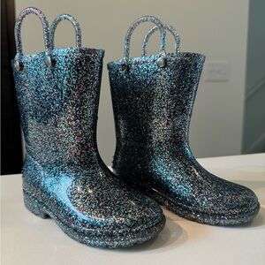 Sparkly Multicolor Rain Boots